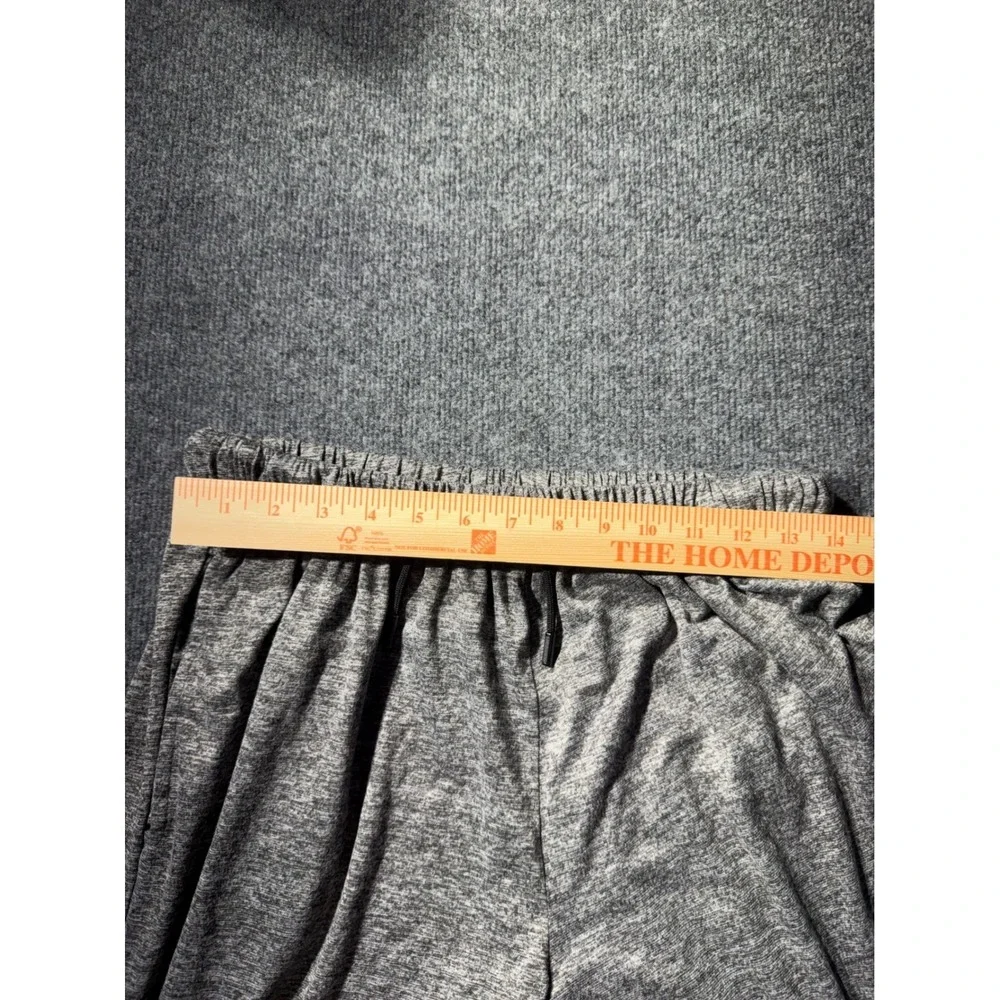 Isotone Mens Gray Heathered Lounge Pants Size Medium Performance Drawstring PJs
